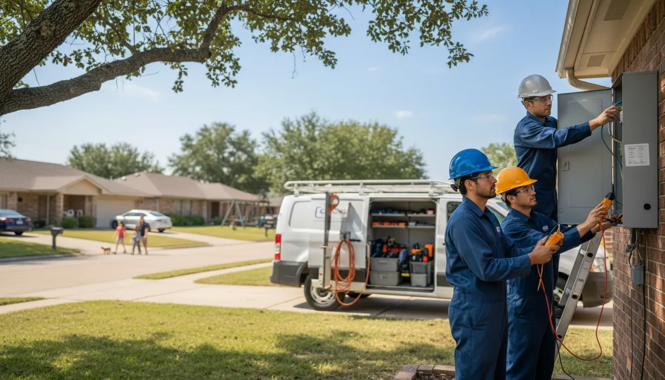 Certified electrician providing emergency electrical services in East Springfield, OH